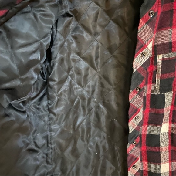 𝅺🎀 Hudson Bay Olympic Games Plaid lined Shacket, Size S, - Picture 6 of 9